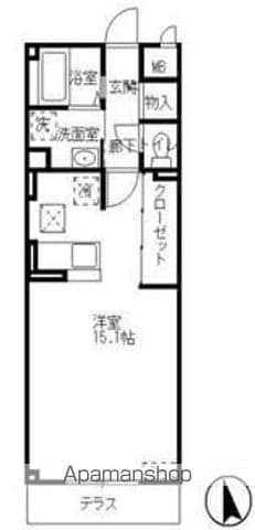 【サンヴィレッジ中河原の間取り】