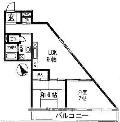 ＳＴハイム千鳥[2LDK/51.37m2]の間取図