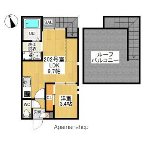 GRANDTIC内田橋の間取り写真