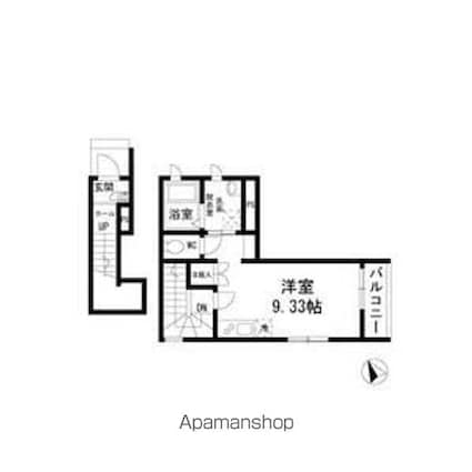 クロノスＩ[1R/32.64m2]の間取図