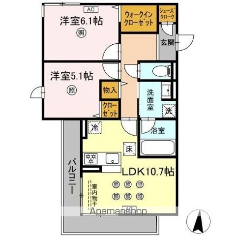 M&S RESIDENCE RIVERSIDEの間取り写真