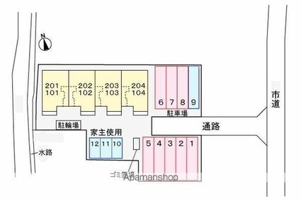 ザ・グローブ[2LDK/57.57m2]の配置図