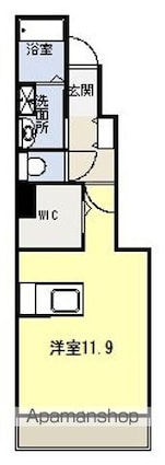 セイバリーメゾンＢ[1K/32.94m2]の間取図