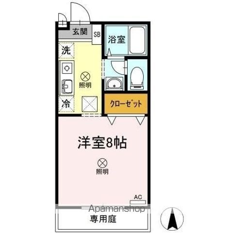 エクレール青江の間取り写真