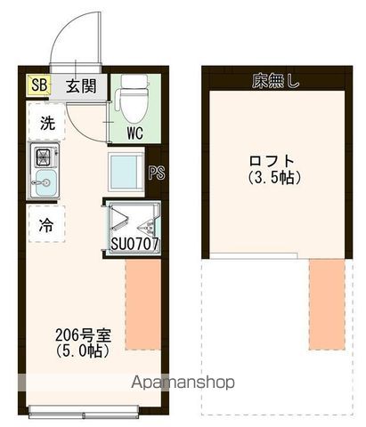 DIMORA TRANQUILLA HIKARIGAOKAの間取り写真