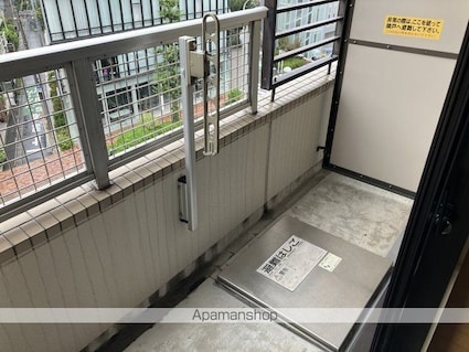 東京都目黒区目黒本町２丁目[1K/25.2m2]のバルコニー