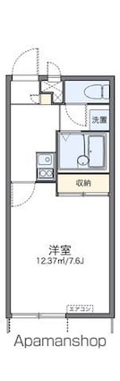 レオパレスひまわり[1K/23.18m2]の間取図