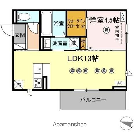 TORISIA飛田の間取り写真