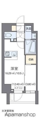 ＬＯＶＩＥ麻布十番[1R/25.51m2]の間取図