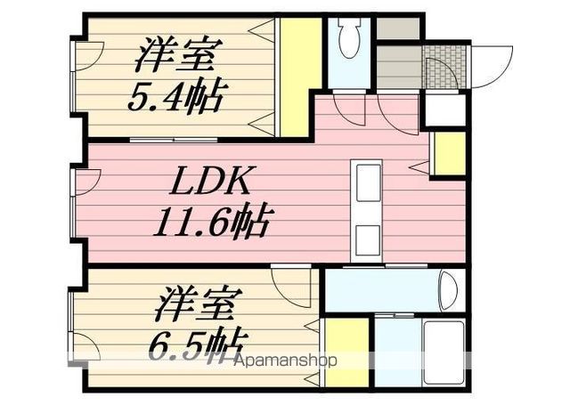 平岸RIVERSIDEの間取り写真