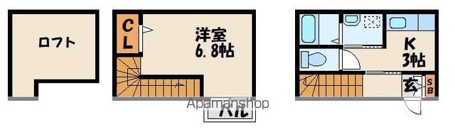 ベラミ松香台の間取り写真