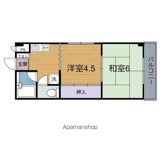Mプラザ大住弐番館の間取り写真