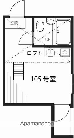 アネックス元住吉の間取り写真