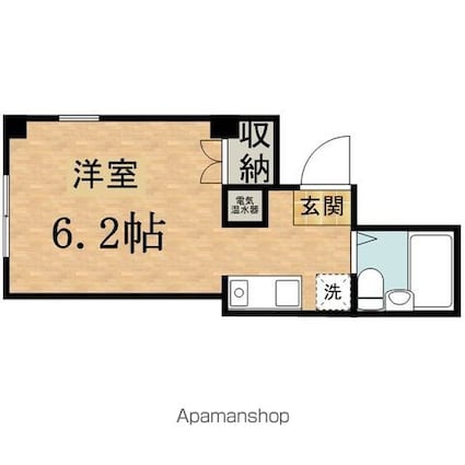 新倉ビル[1R/20.87m2]の間取図