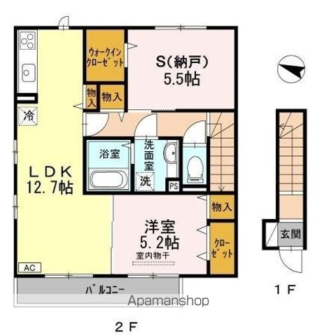 プランドール東原IIの間取り写真