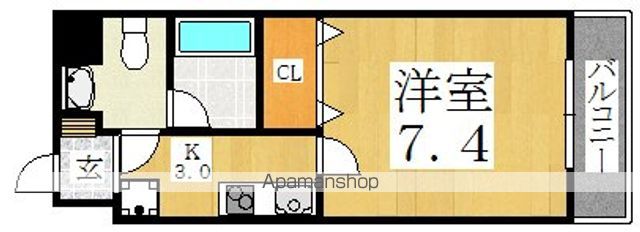 リアーレ北田辺の間取り写真