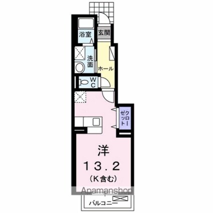 フォレスタ[1K/35.18m2]の間取図