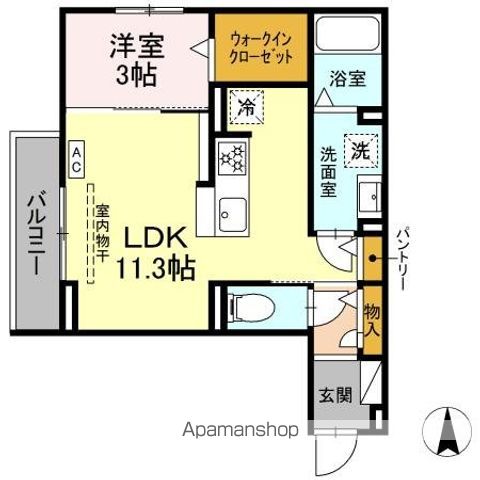 ＤーＨＩＬＬＳ　篠ケ瀬の間取り