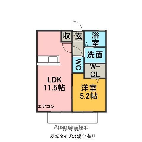 グランモア パーシモンの間取り写真