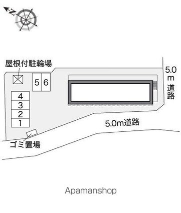 レオパレスＢｏｌｅｒｏ[1K/20.28m2]の配置図