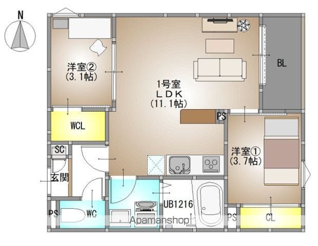 REGALEST PLUSの間取り写真