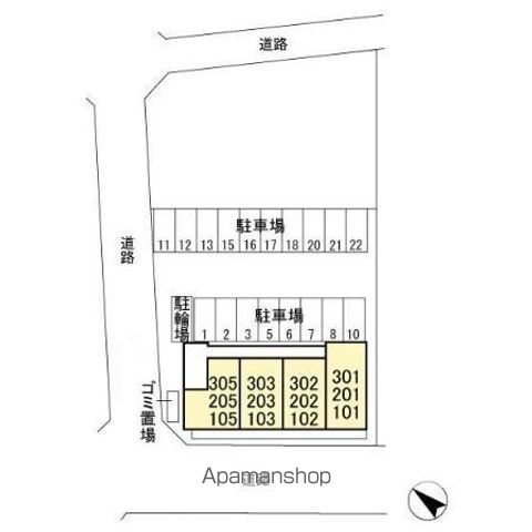 エスト　フェルム 301 ｜ 千葉県千葉市稲毛区緑町２丁目9-7（賃貸アパート1LDK・3階・46.17㎡） その29