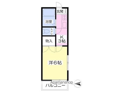 メゾン木屋町[1K/18.82m2]の間取図