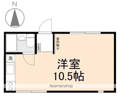 ＣＡＳＡＦＯＹＥＲ[1R/23.66m2]の間取図
