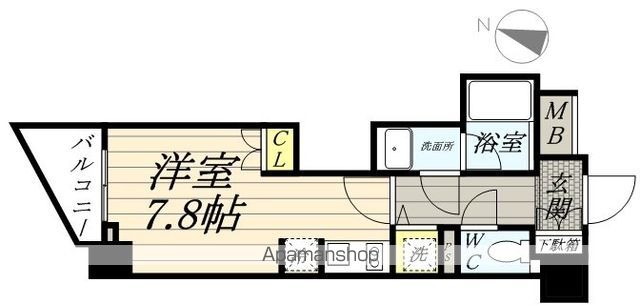 クリオコンフォート府中の間取り