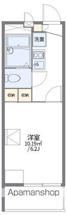 レオパレス諏訪[1K/19.87m2]の間取図