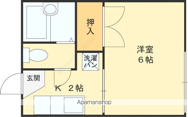 ハイツ舞IIの間取り写真