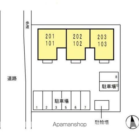 グレース樹木 201 ｜ 岐阜県岐阜市水海道２丁目1-27（賃貸アパート1LDK・2階・50.39㎡） その19