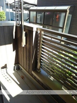 ブラン　グリシーヌ[1K/28.1m2]のバルコニー