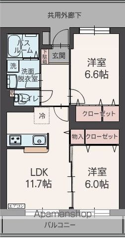 フェリーチェの間取り写真