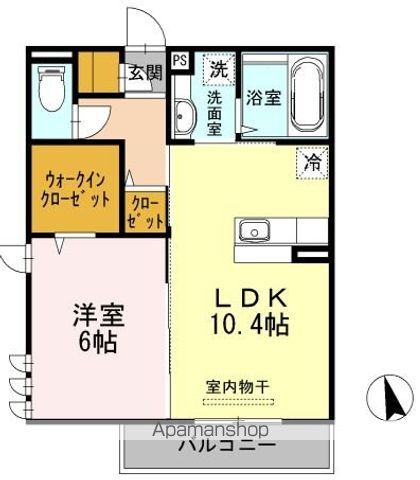 セントラルコート昭島の間取り写真