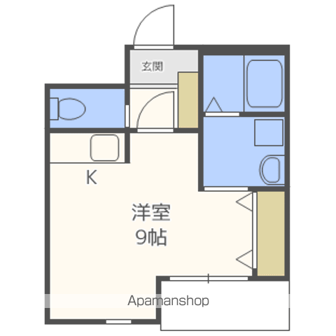 るぽ栗山の間取り写真