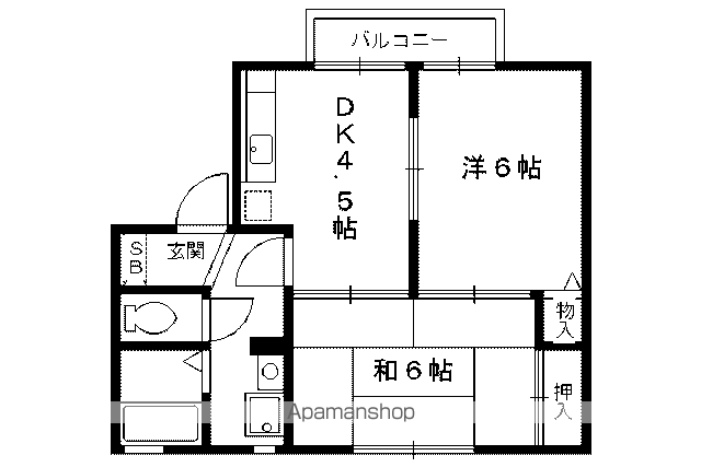 セジュール沙彌の間取り写真