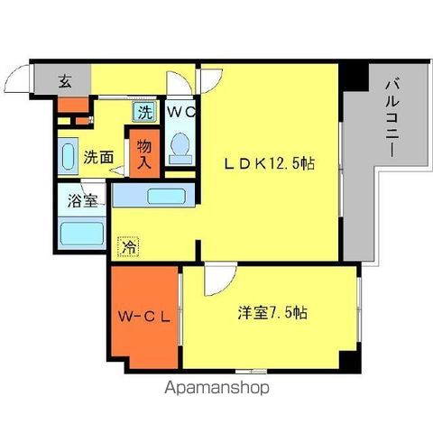 同じ建物の物件間取り写真 - ID:227084124048