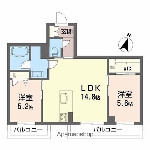 シャーメゾンSEIWAの間取り写真
