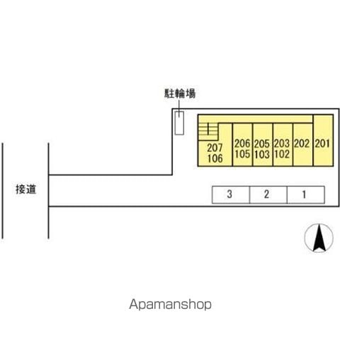 【横浜市港北区日吉のアパートの写真】