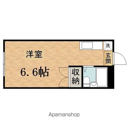 エステートピアサイトウ[1R/18.63m2]の間取図