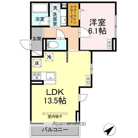 D’BLESS中野島の間取り写真