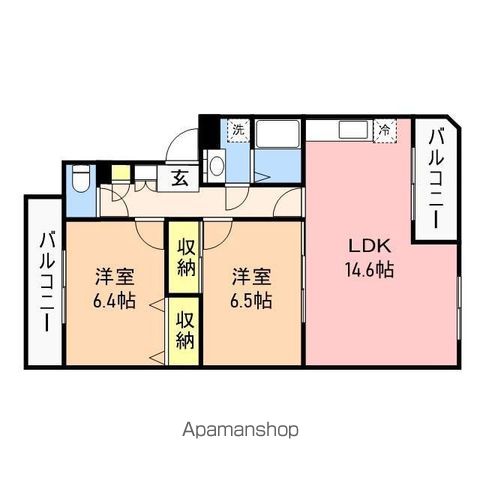 コンフォート弐番館の間取り写真