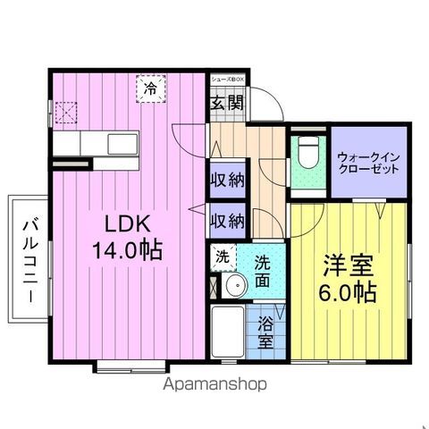 エクセレントKAの間取り写真