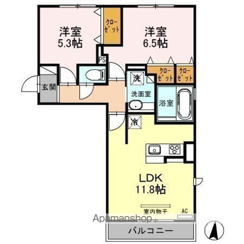 セキュレア須屋 G棟の間取り写真
