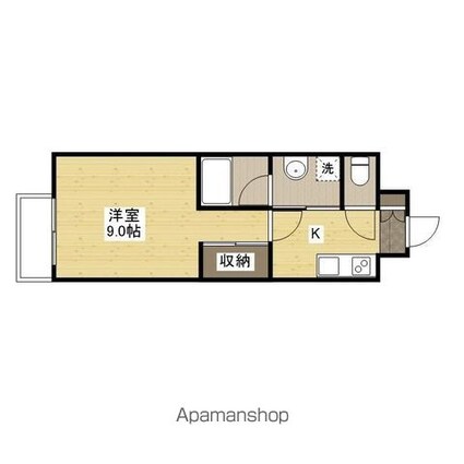 ＭＣ　ＲＥＳＩＤＥＮＣＥ[1K/27.95m2]の間取図