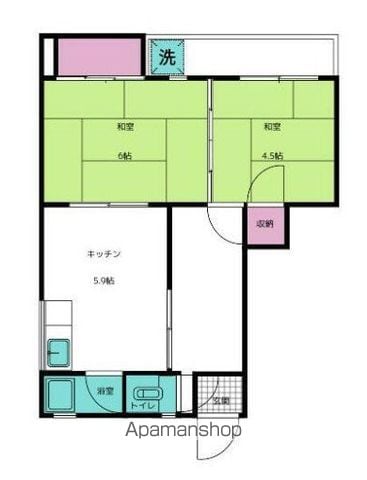 マンション一番の間取り写真