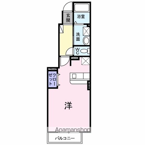 カルム サンリットA Iの間取り写真