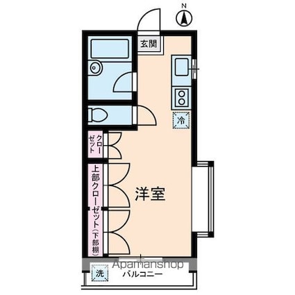 エクセルイトウ[1R/16m2]の間取図