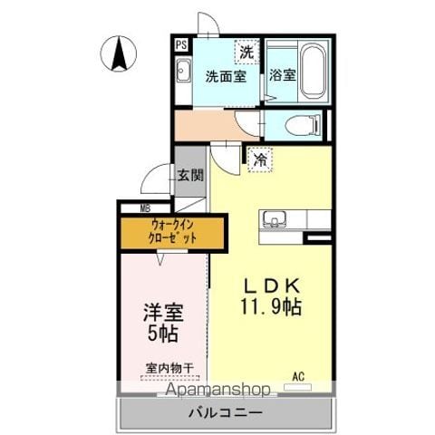 ポペット中島IIの間取り写真
